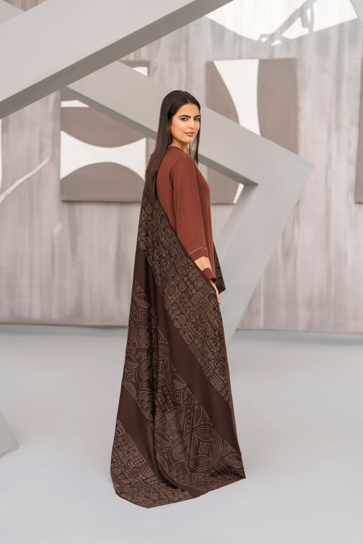 Brown Silk Karandi Solid 2pc