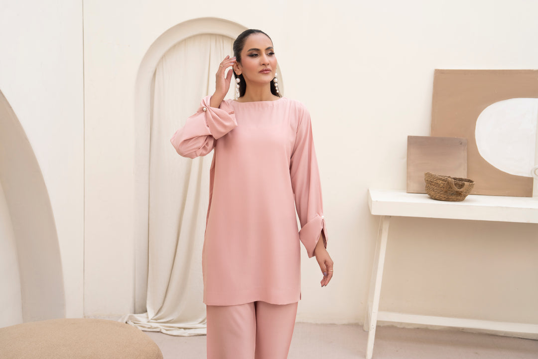 Blush Pink Solid 2pc
