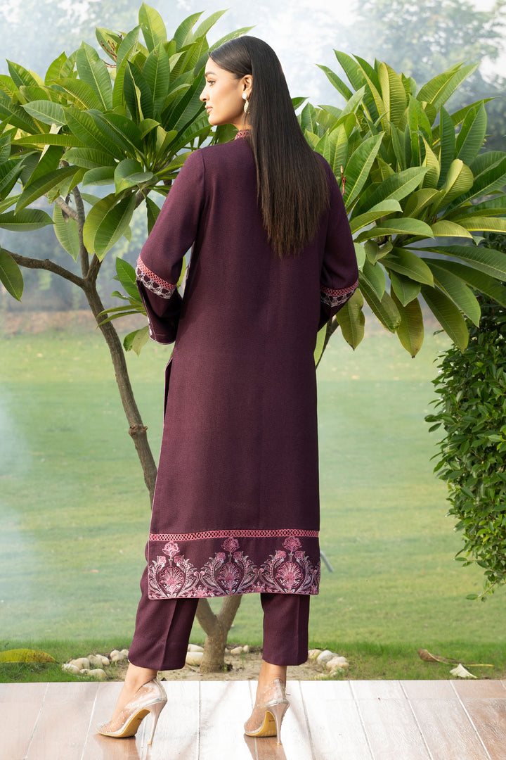 Plum 2 Pc Ready To Wear Karandi - SH0184