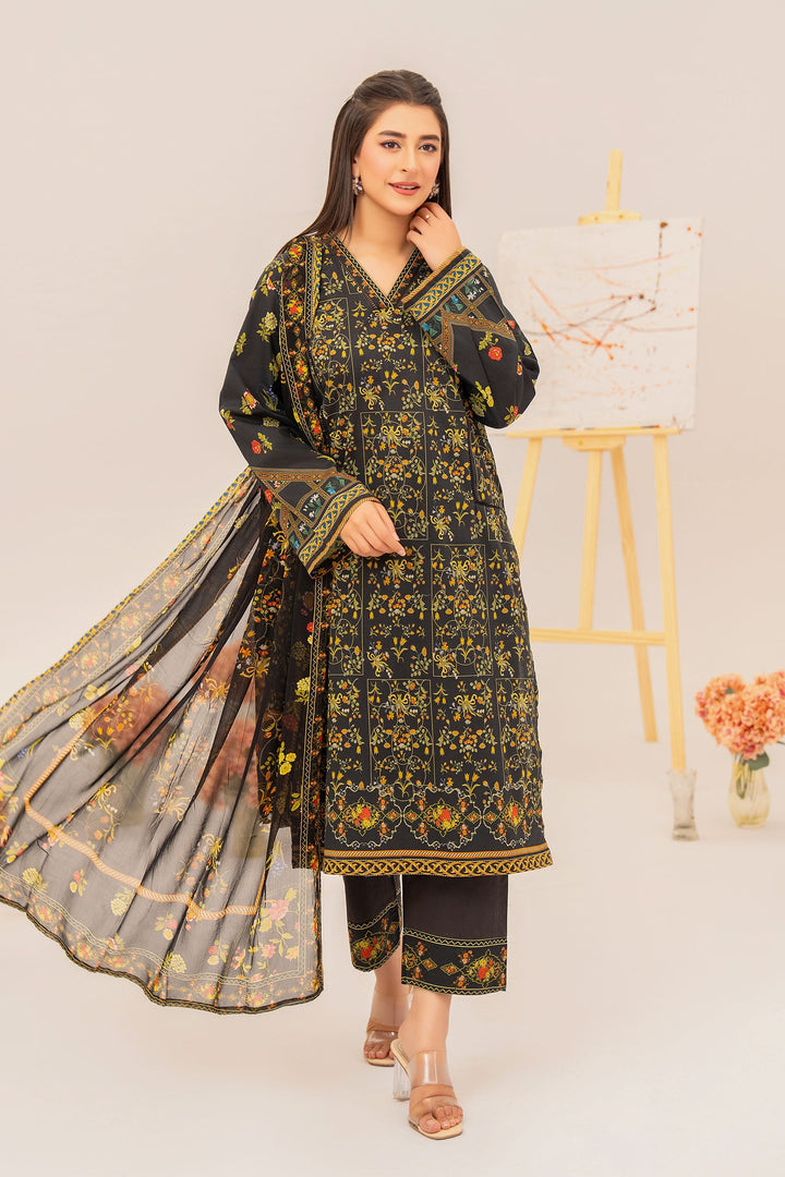 Obsidian Night Printed Suit  2 PC - SH0020