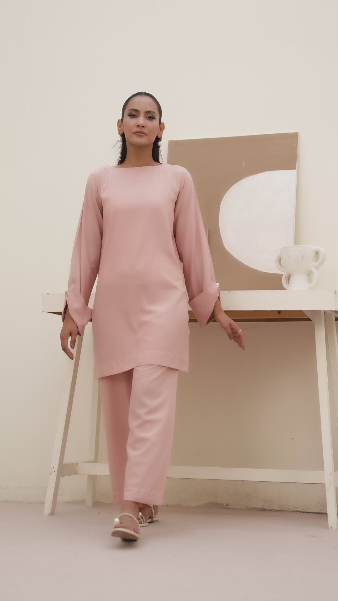 Blush Pink Solid 2pc