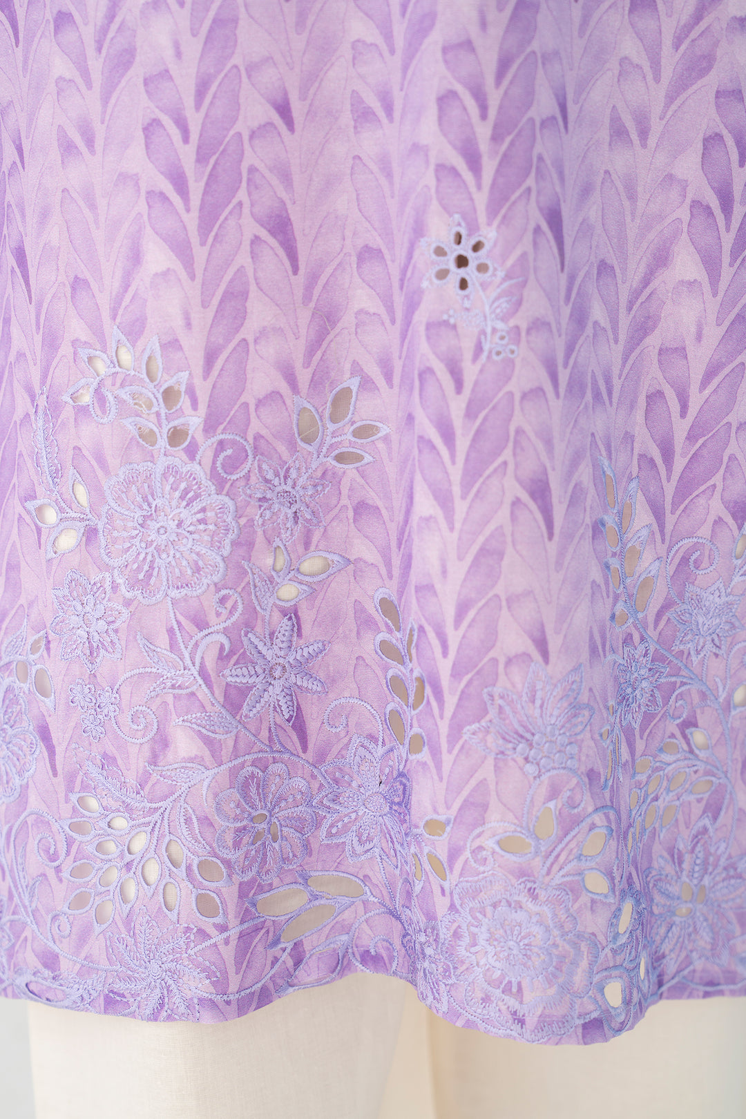 Purple Chikankari Suit 3PC Suit