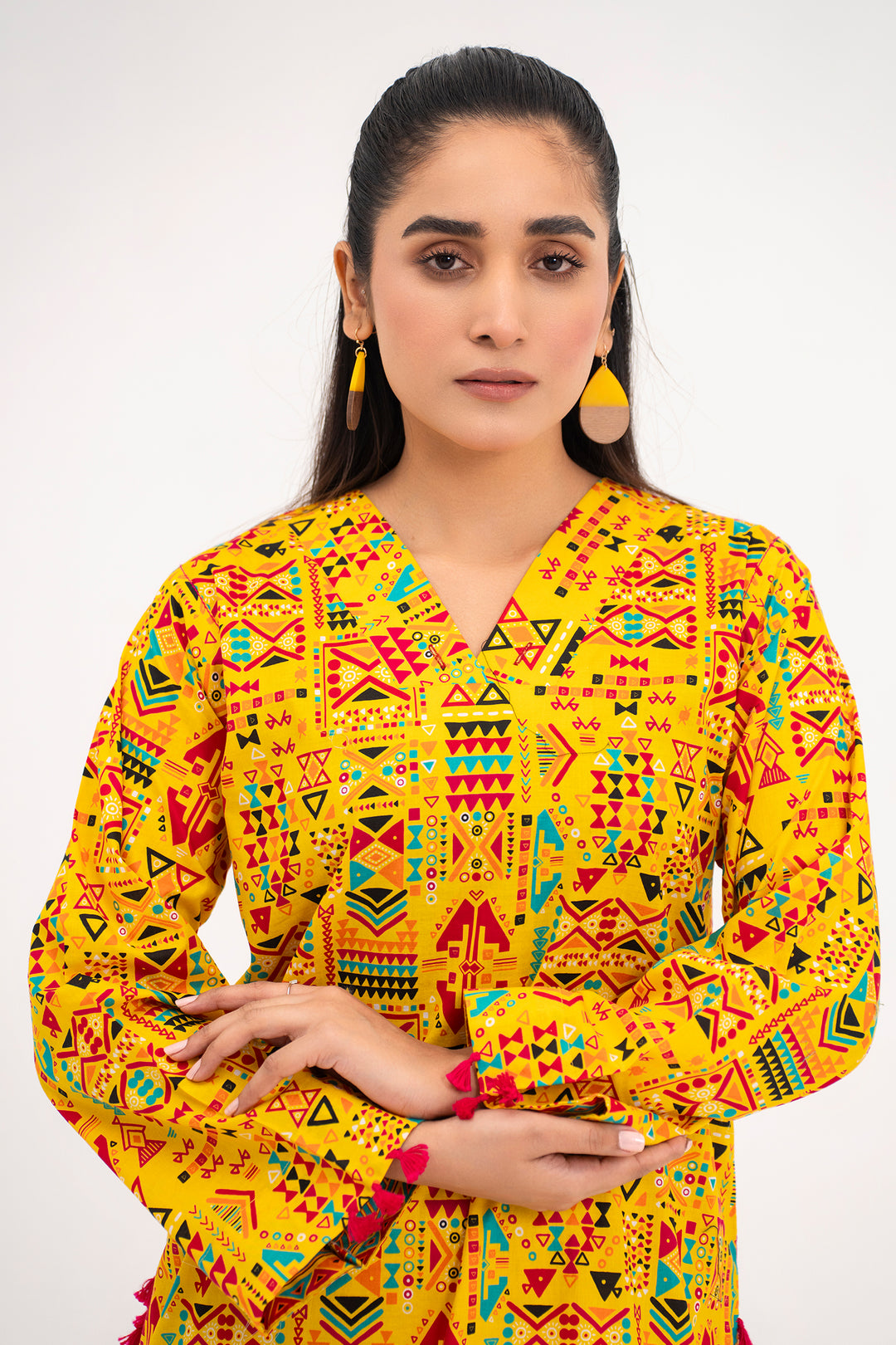 Yellow Lawn Ready to Wear - SH0288