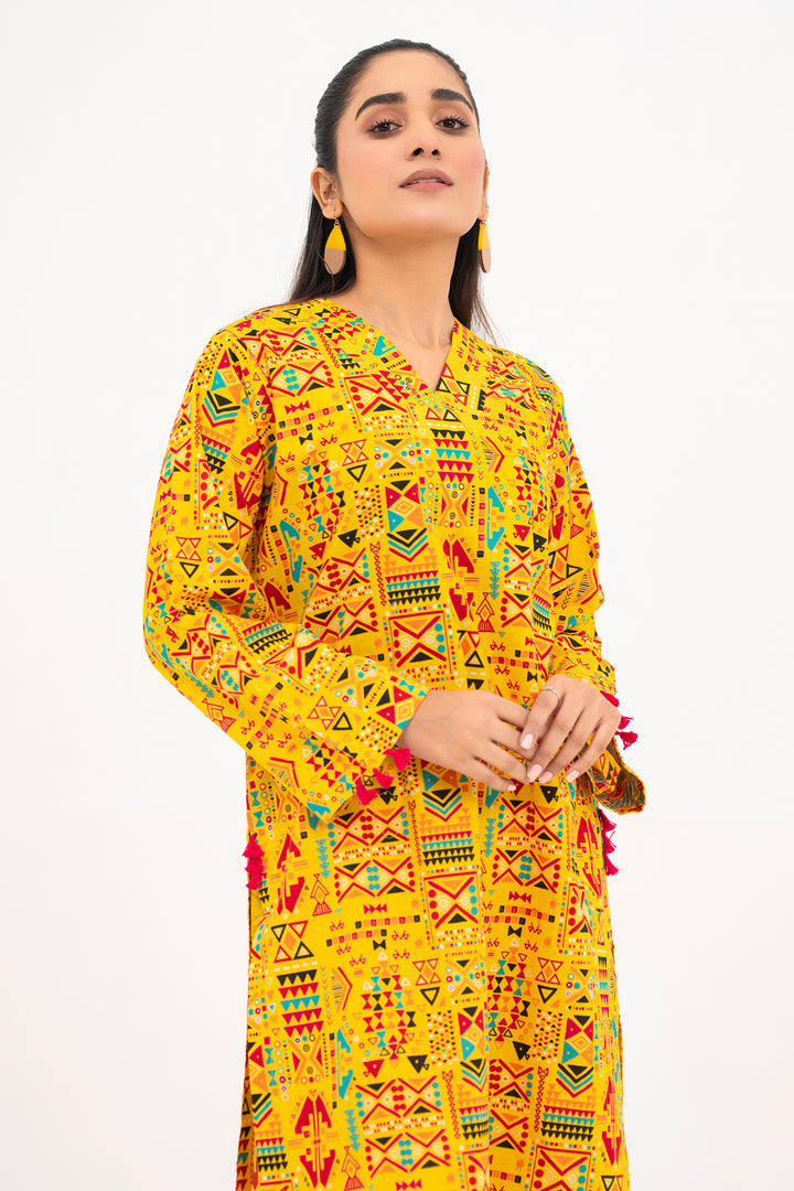 Yellow Lawn Ready to Wear - SH0288