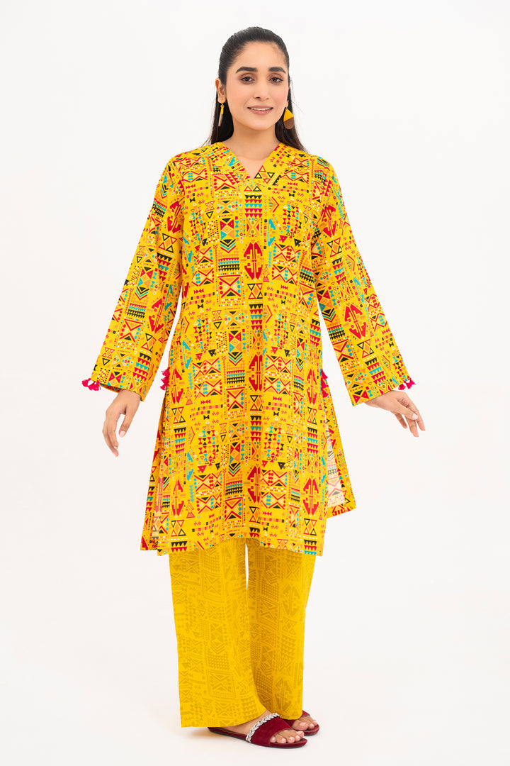 Yellow Lawn Ready to Wear - SH0288