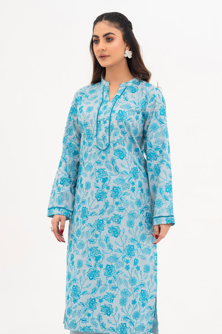 Powder Blue Embroidered Ready to Wear - SH0294