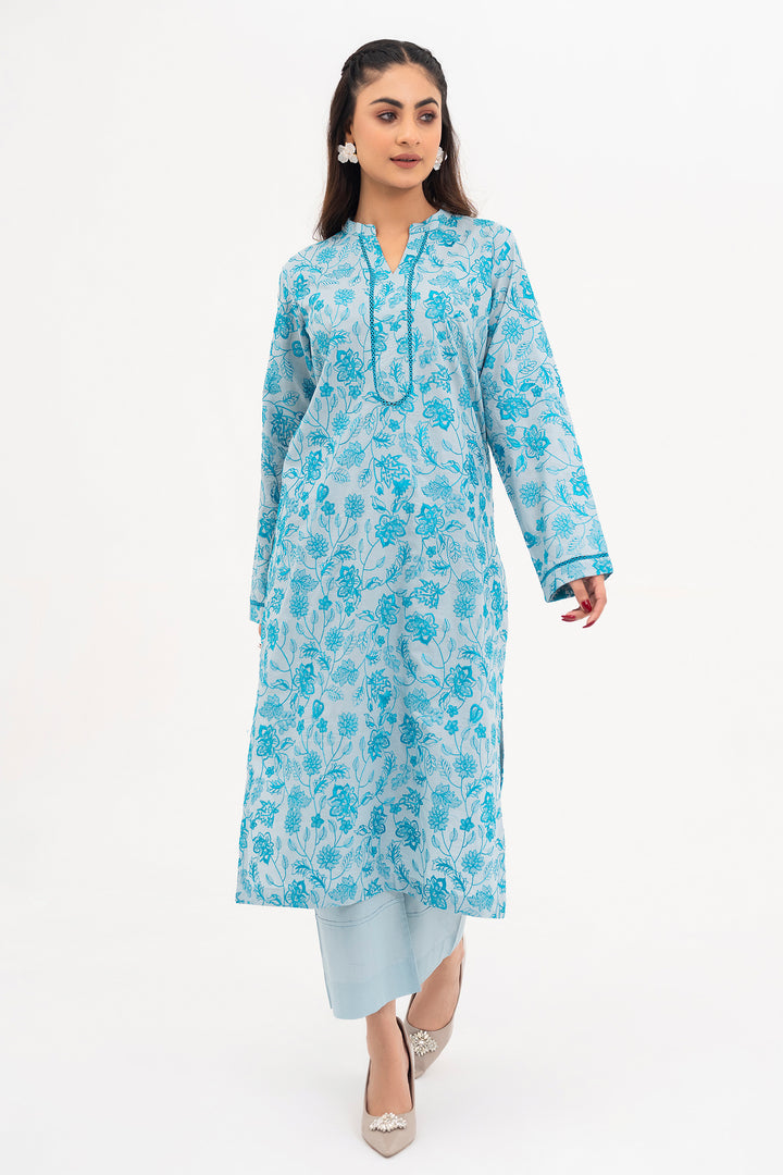 Powder Blue Embroidered Ready to Wear - SH0294