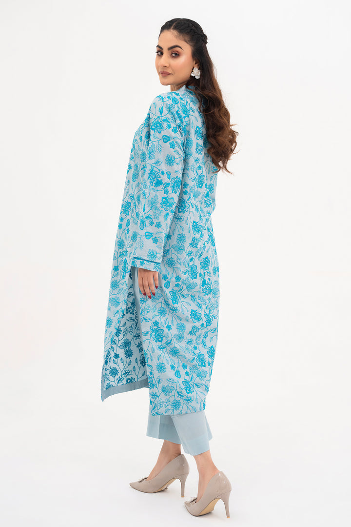 Powder Blue Embroidered Ready to Wear - SH0294