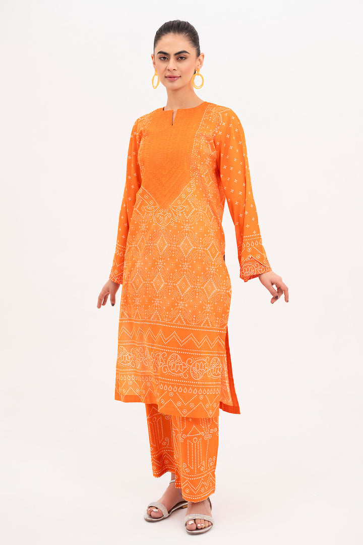 Tangerine Embroidered Ready to Wear - SH0011