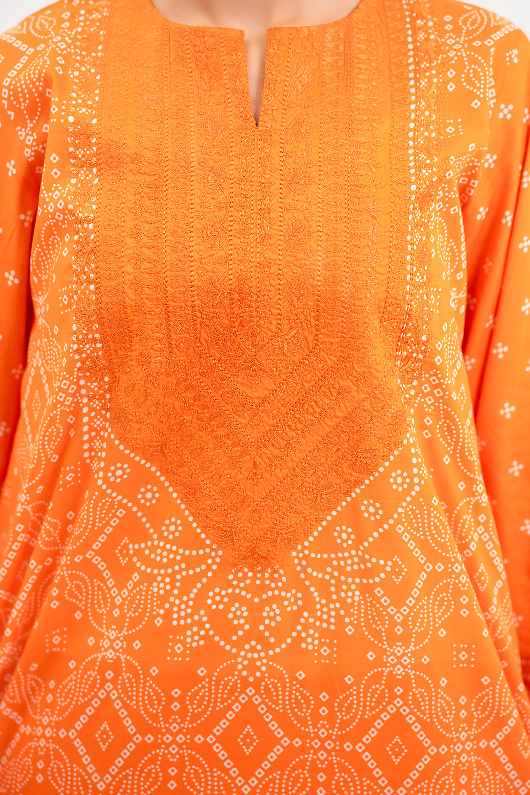 Tangerine Embroidered Ready to Wear - SH0011