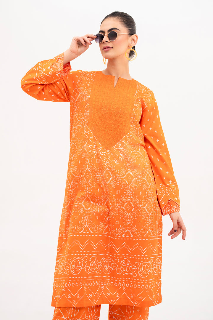 Tangerine Embroidered Ready to Wear - SH0011