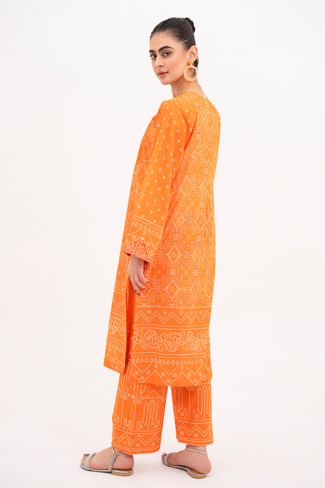 Tangerine Embroidered Ready to Wear - SH0011