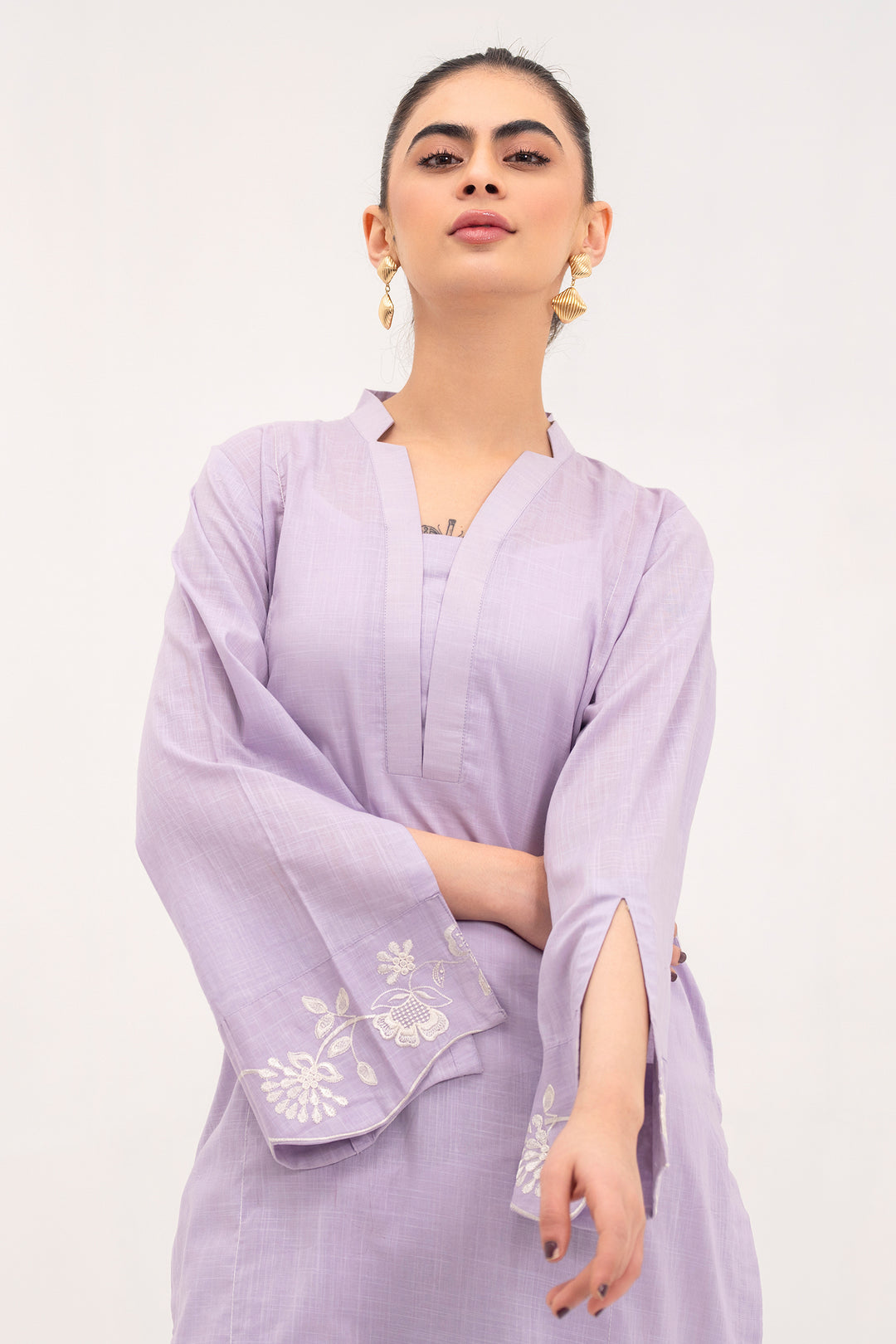 Lilac Embroidered Ready to Wear - SH0309