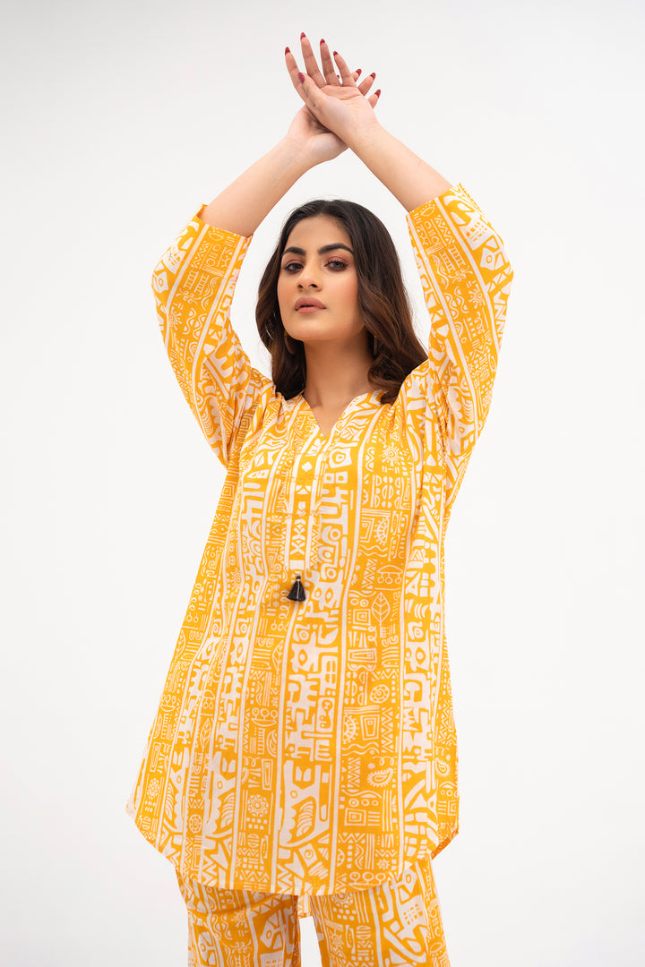 Mustard Lawn Ready to Wear - SH0266