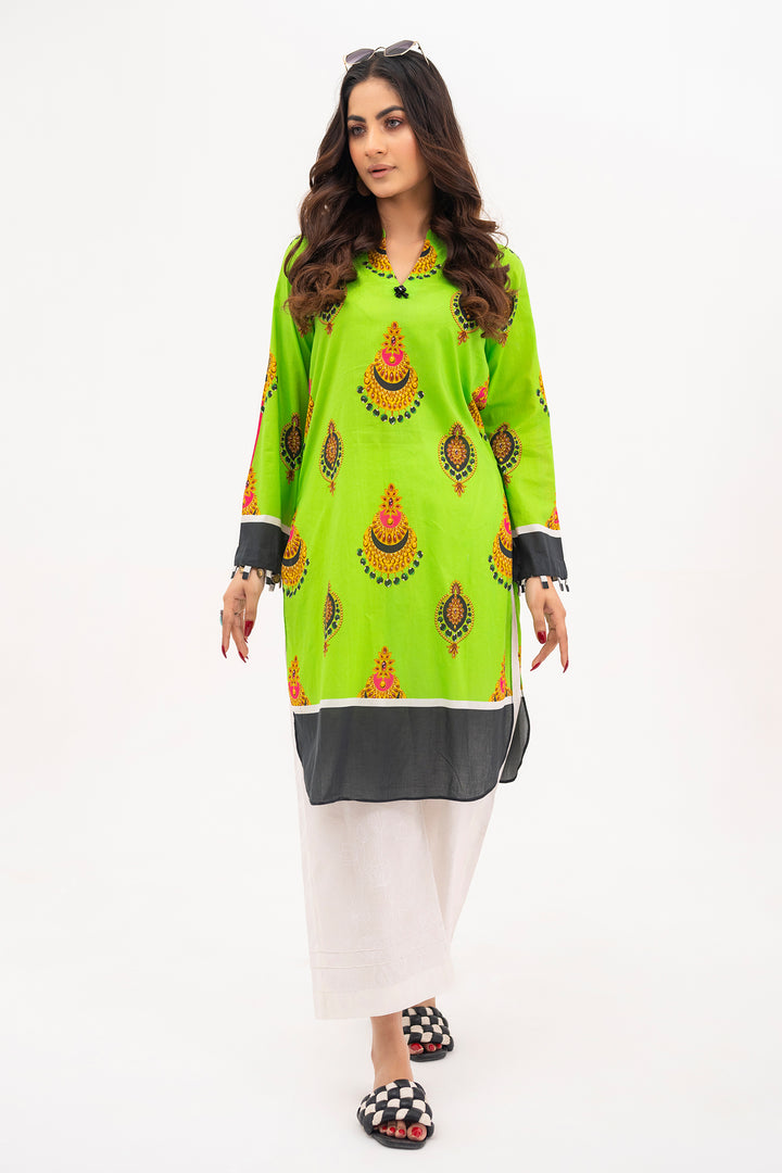 Green Printed Ready to Wear - SH0014