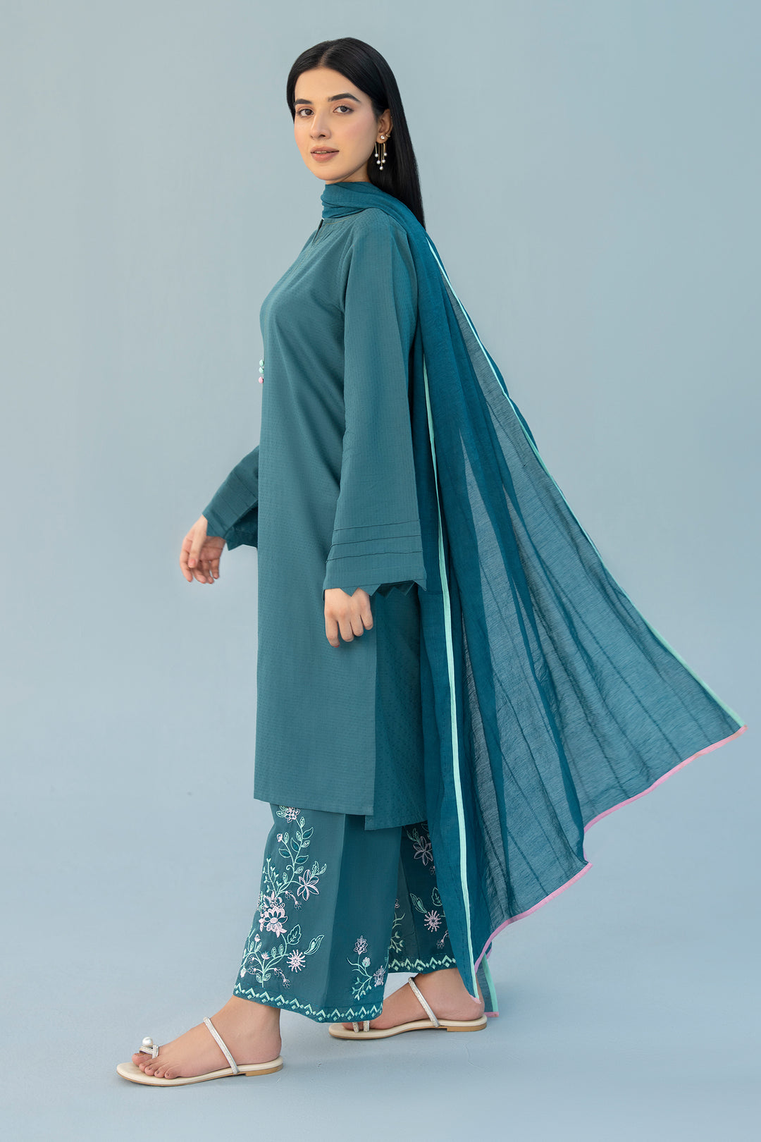 Zink Dobi Lawn Embroidery 3PC Suit
