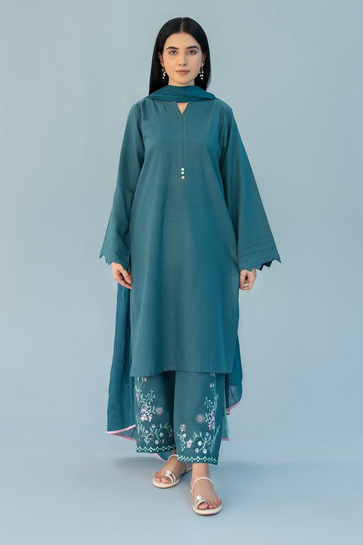 Zink Dobi Lawn Embroidery 3PC Suit