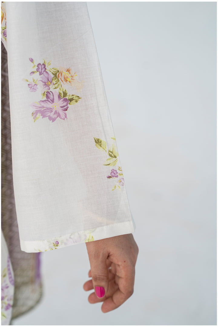 Off-White Chikankari Suit 3PC Suit