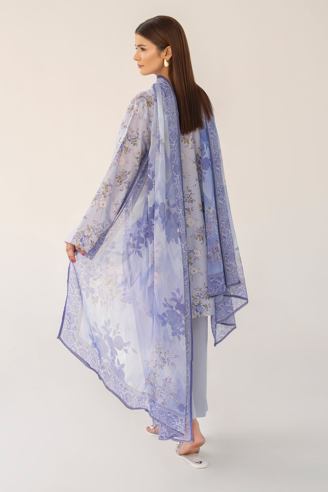 Lilac Chikankari Suit 3PC Suit