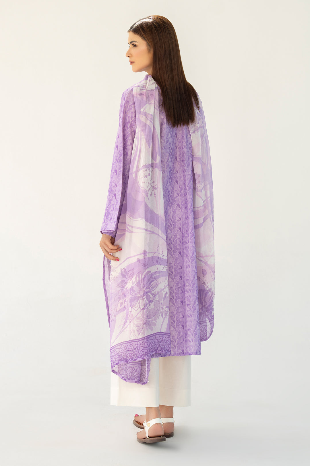Purple Chikankari Suit 3PC Suit